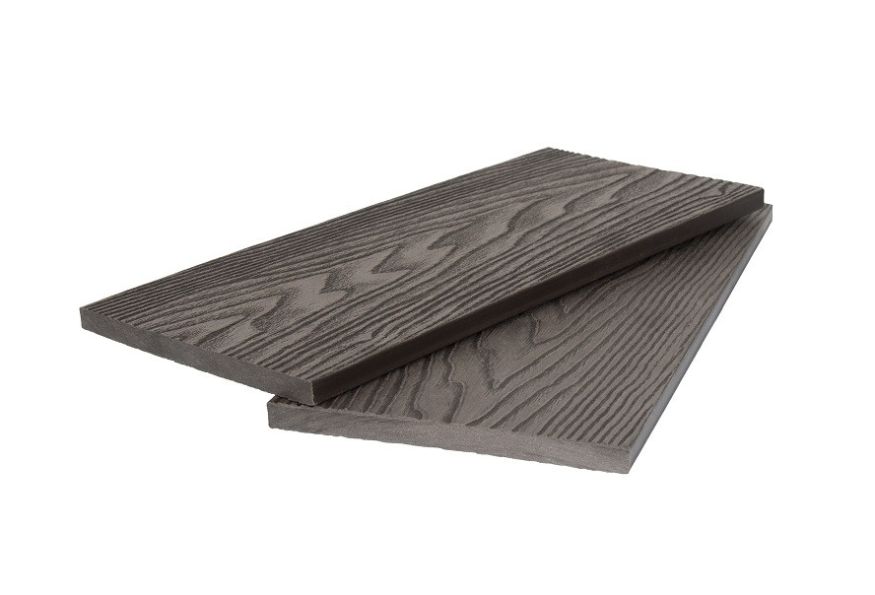 Двухсторонняя полнотелая универсальная доска 3D+3D POLIVAN GROUP DENPASAR тёмно-коричневого цвета. купить в Челябинске