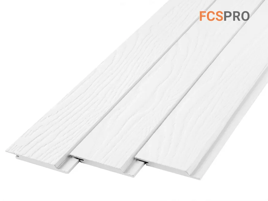 Фиброцементный сайдинг FCSPRO Click Shtil F01 (Белый минерал) купить в Челябинске