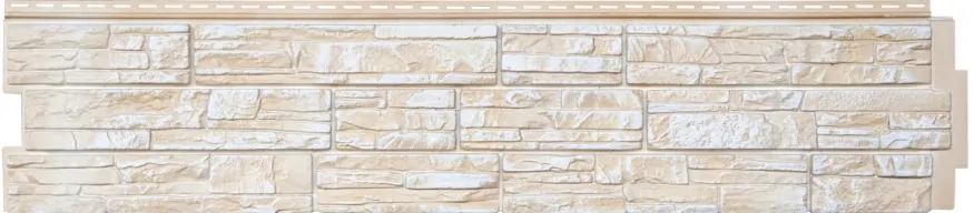 Фасадная панель Grand Line (Я Фасад), Крымский сланец, Classic, Цвет: Слоновая кость купить в Челябинске