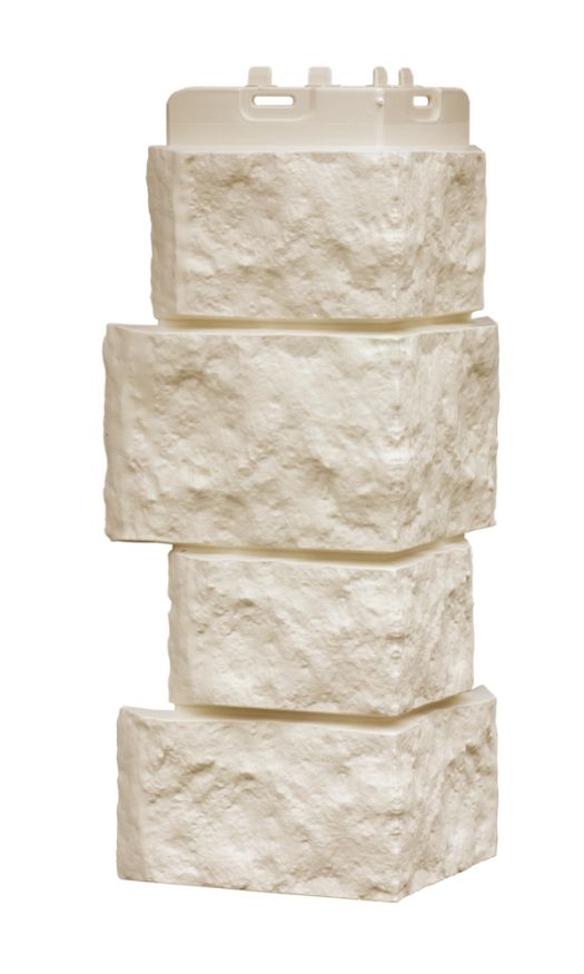 Угол наружный Grand Line, Дикий камень Classic, Молочный купить в Челябинске