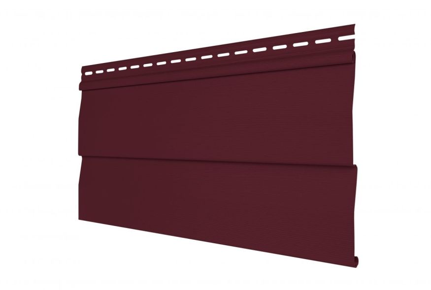 Акриловый сайдинг Tecos Корабельный брус, Бургунд купить в Челябинске