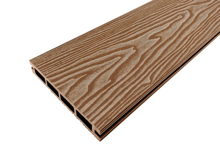 Террасная доска Holzhof, NauticPrime (Light) Esthetic Wood, Коричневый купить в Челябинске