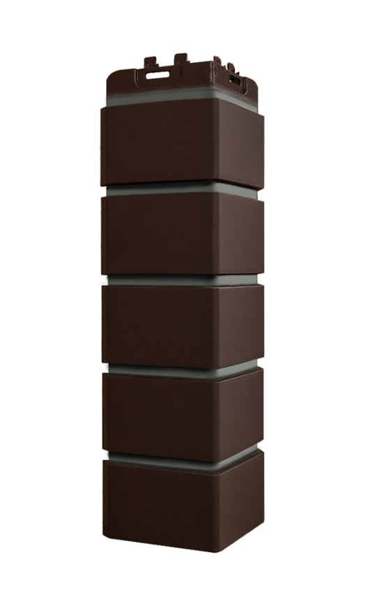 Угол Grand Line, Клинкерный кирпич Design, Цвет Шоколад. купить в Челябинске