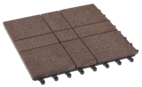 Модульный паркет ДПК GRINDERDECO Люкс 11 Цвет Шоколад купить в Челябинске