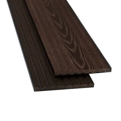 Заборная доска из ДПК ECODECKING Цвет Кофе купить в Челябинске