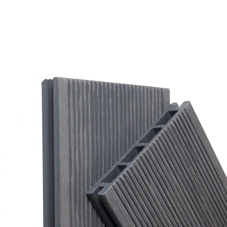 Террасная доска Экодекинг Титан 3D, Серый купить в Челябинске