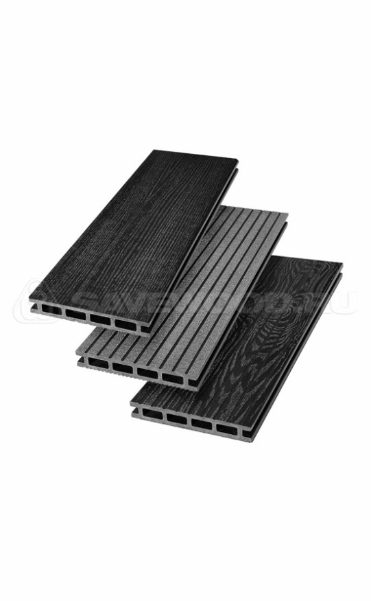 Террасная доска ДПК SaveWood, SW Carpinus (R), Черный купить в Челябинске