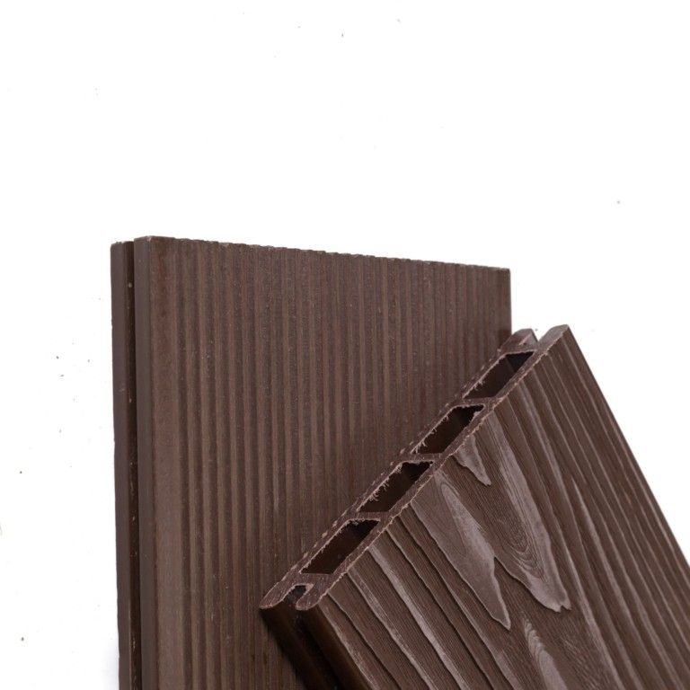 Террасная доска Экодекинг Титан 3D, Шоколад купить в Челябинске
