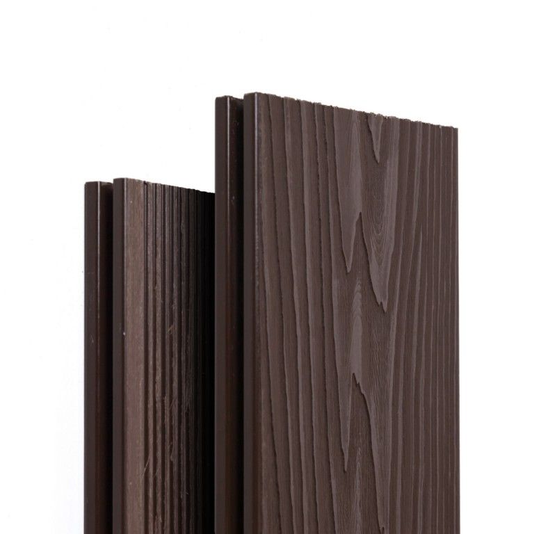 Террасная доска Экодекинг Титан 3D, Шоколад купить в Челябинске