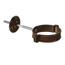 Хомут для водостока Docke Stal Premium, цвет Каштан