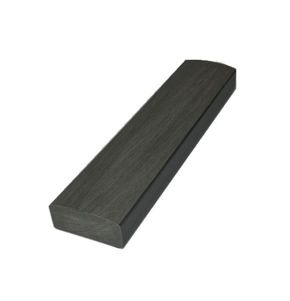 Лавочный брус Ecodecking Некст полнотелый брашированный, Графит купить в Челябинске
