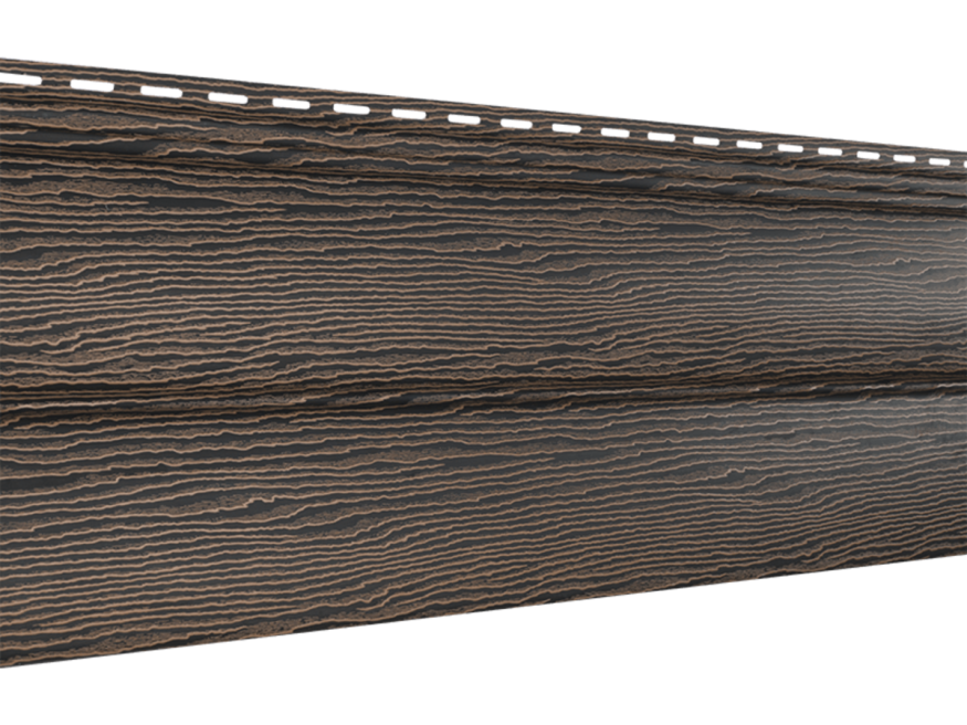 Виниловый сайдинг Ю-пласт TimberBlock Дуб, Мореный купить в Челябинске