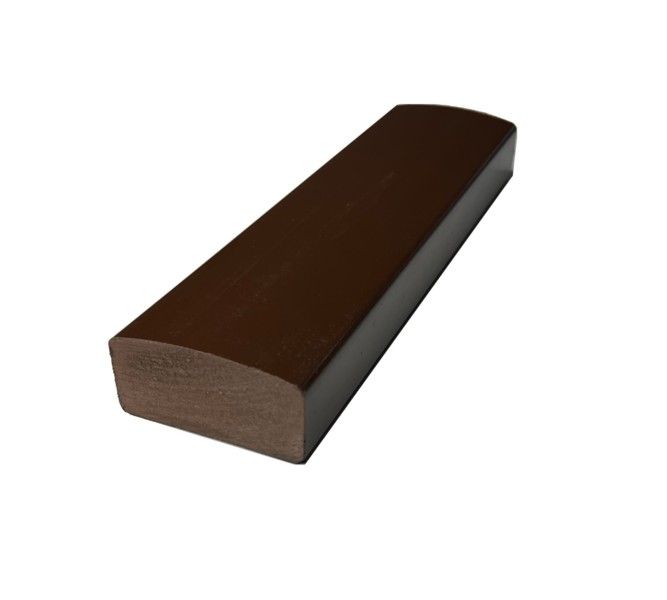 Лавочный брус Ecodecking Некст полнотелый глянцевый, Шоколад купить в Челябинске