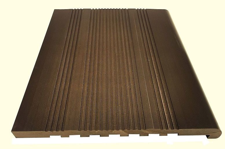 Ступени из ДПК NanoWood - Шоколад, 20 мм, полнотелые купить в Челябинске