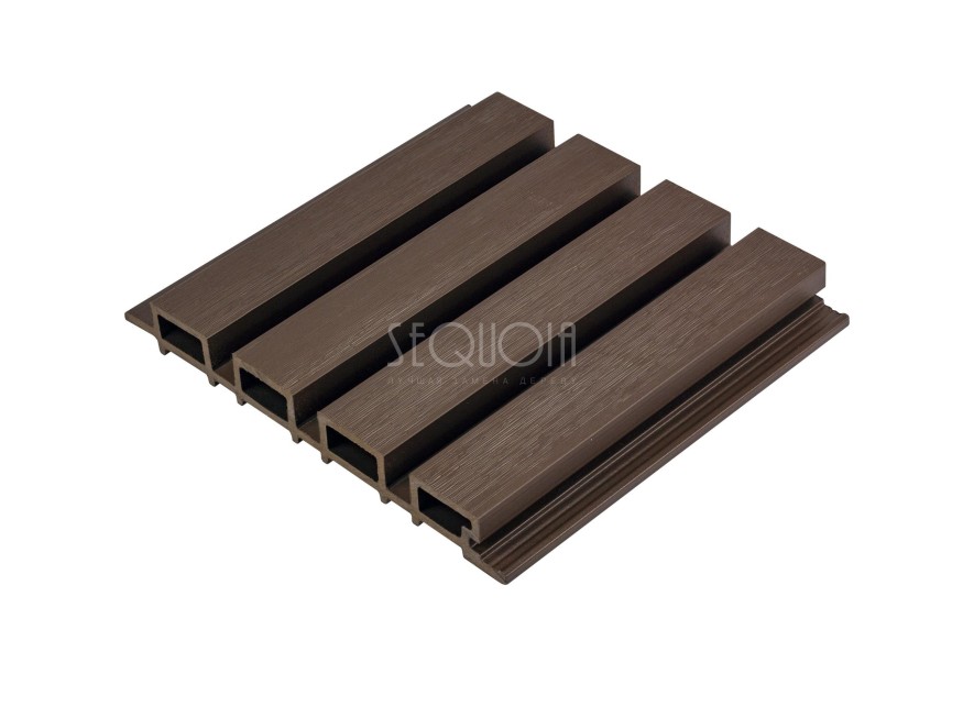 Доска фасадная SEQUOIA co-extrusion Коричневая купить в Челябинске