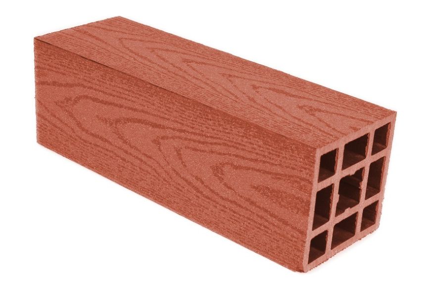 Столб ровный ДПК АЙ-ТЕХПЛАСТ терракотовый купить в Челябинске