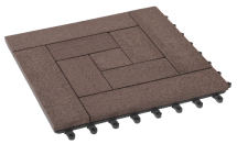 Модульный паркет ДПК GRINDERDECO Люкс 10 Коричневый шоколад