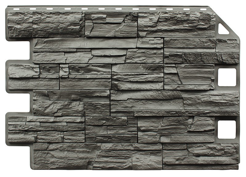 Фасадная панель Royal Stone, Скалистый камень, Квебек. купить в Челябинске
