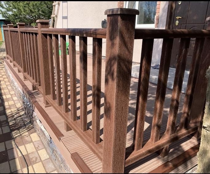 Перила FAYNAG ДПК WOOD цвета слоновой кости купить в Челябинске