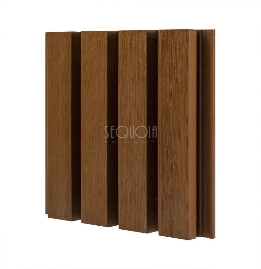 Доска фасадная SEQUOIA co-extrusion Светло-коричневая купить в Челябинске