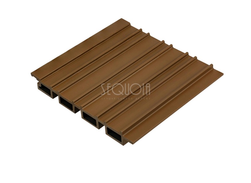 Доска фасадная SEQUOIA co-extrusion Светло-коричневая купить в Челябинске