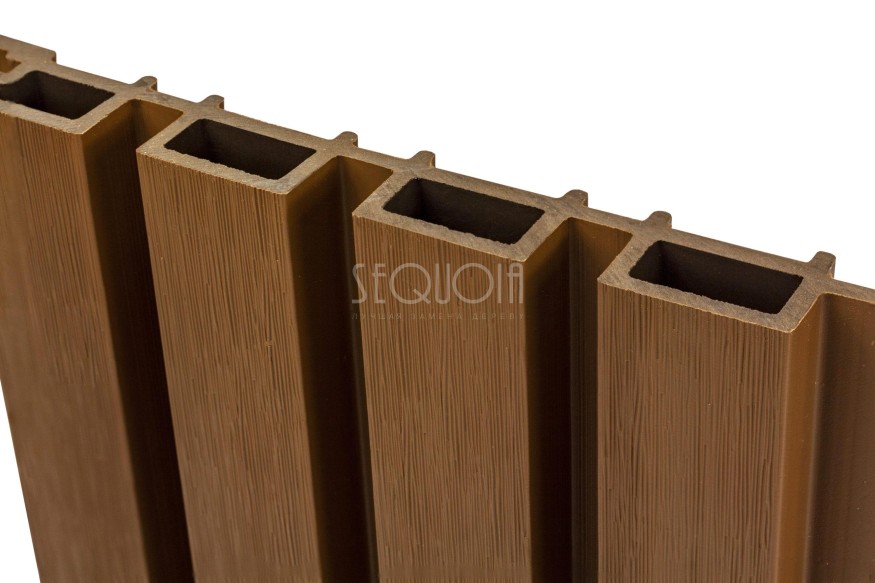 Доска фасадная SEQUOIA co-extrusion Светло-коричневая купить в Челябинске