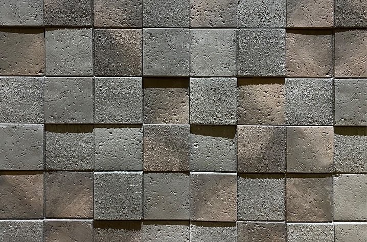Фиброцементные панели КАНЬОН коллекция 3D-МОЗАЙКА 45 купить в Челябинске
