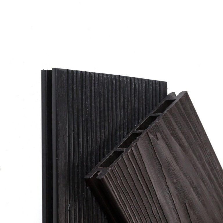 Террасная доска Экодекинг Титан 3D, Антрацит купить в Челябинске