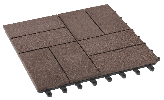 Модульный паркет ДПК GRINDERDECO Люкс 9 Цвет Шоколад купить в Челябинске