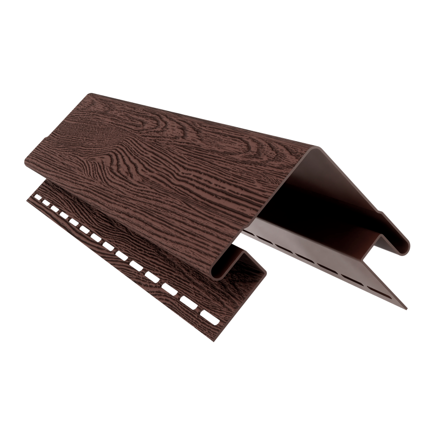 Угол наружный Технониколь Фактур, Орех купить в Челябинске