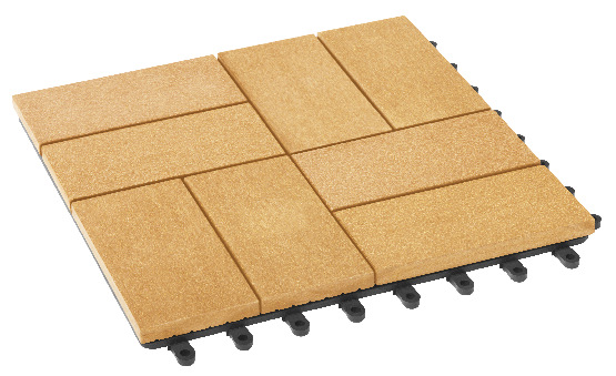 Модульный паркет ДПК GRINDERDECO Люкс 9 Цвет Песчаник купить в Челябинске