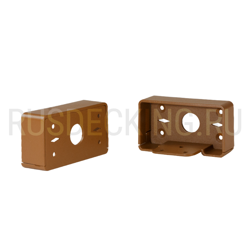 Комплект крепления перил прямое RusDecking Unodeck Орех купить в Челябинске