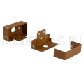 Комплект крепления перил прямое RusDecking Unodeck Орех купить в Челябинске