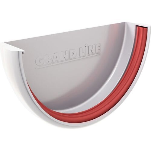 Заглушка для желоба Grand Line, белого цвета. купить в Челябинске