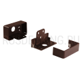 Комплект крепления перил прямое RusDecking Unodeck Венге купить в Челябинске