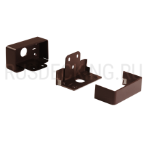 Комплект крепления перил прямое RusDecking Unodeck Венге