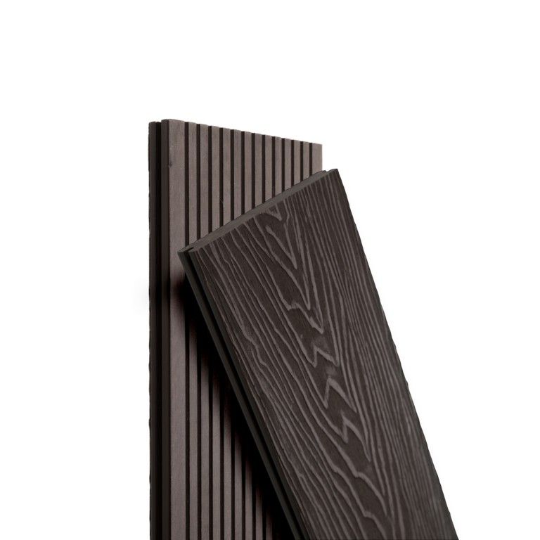 Террасная доска Экодекинг Топ полнотелая, Венге купить в Челябинске