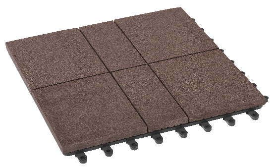 Модульный паркет ДПК GRINDERDECO Люкс 8 в цвете Шоколад купить в Челябинске