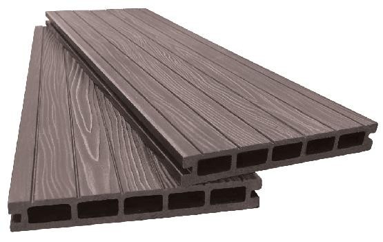 Террасная доска ДПК 3D AYTECHPLAS 160x22 шоколадная купить в Челябинске
