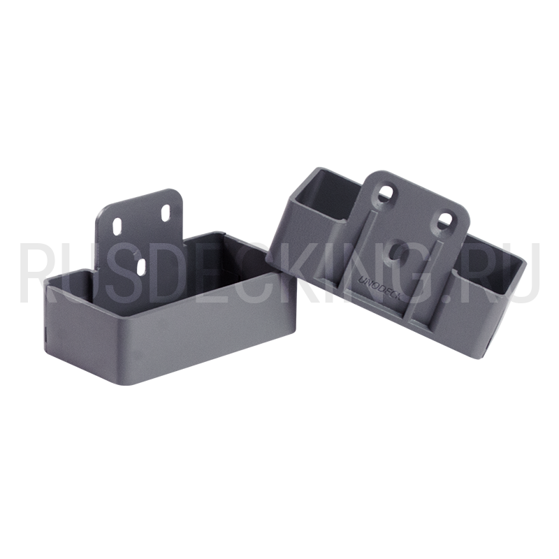 Комплект крепления перил прямое RusDecking Unodeck Серый купить в Челябинске