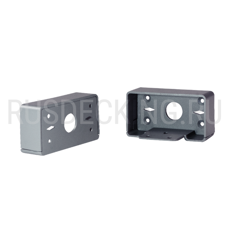 Комплект крепления перил прямое RusDecking Unodeck Серый купить в Челябинске