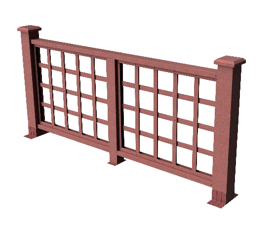 Декоративное ограждение из ДПК GRINDERDECO Дувр мербау купить в Челябинске