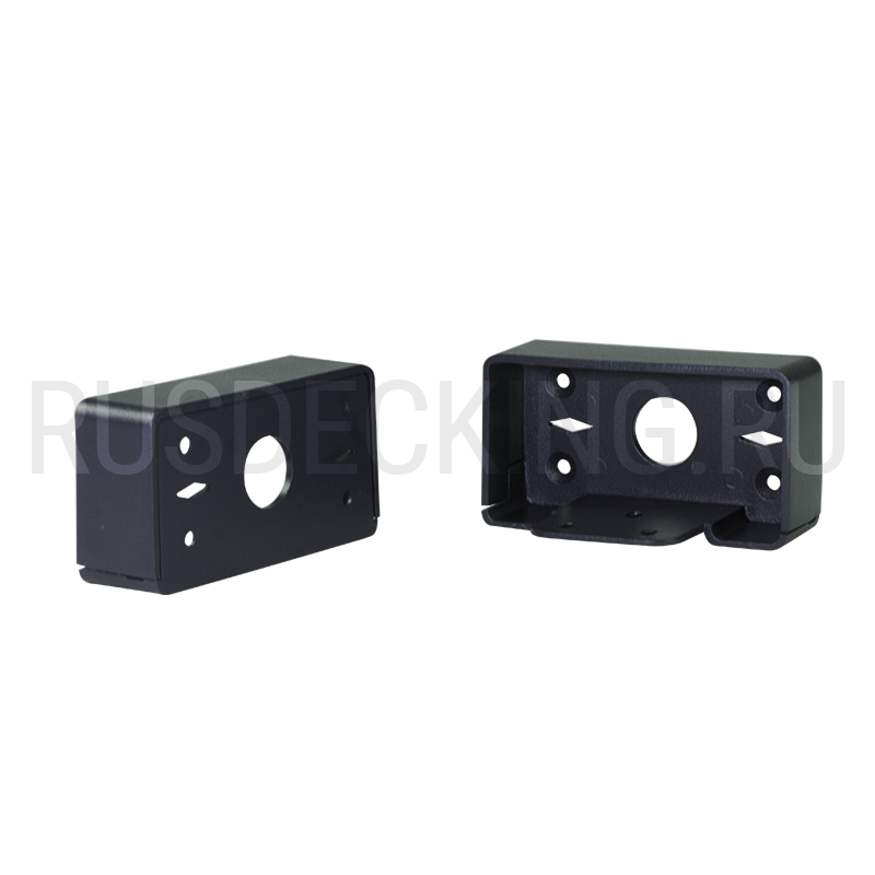 Комплект крепления перил прямое RusDecking Unodeck Графит купить в Челябинске