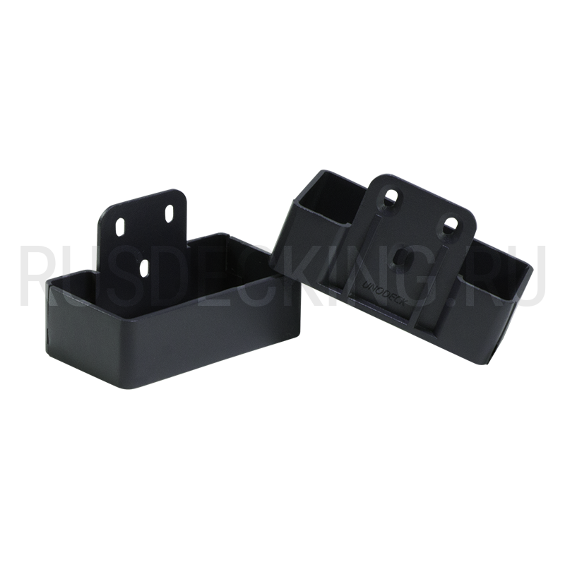 Комплект крепления перил прямое RusDecking Unodeck Графит купить в Челябинске