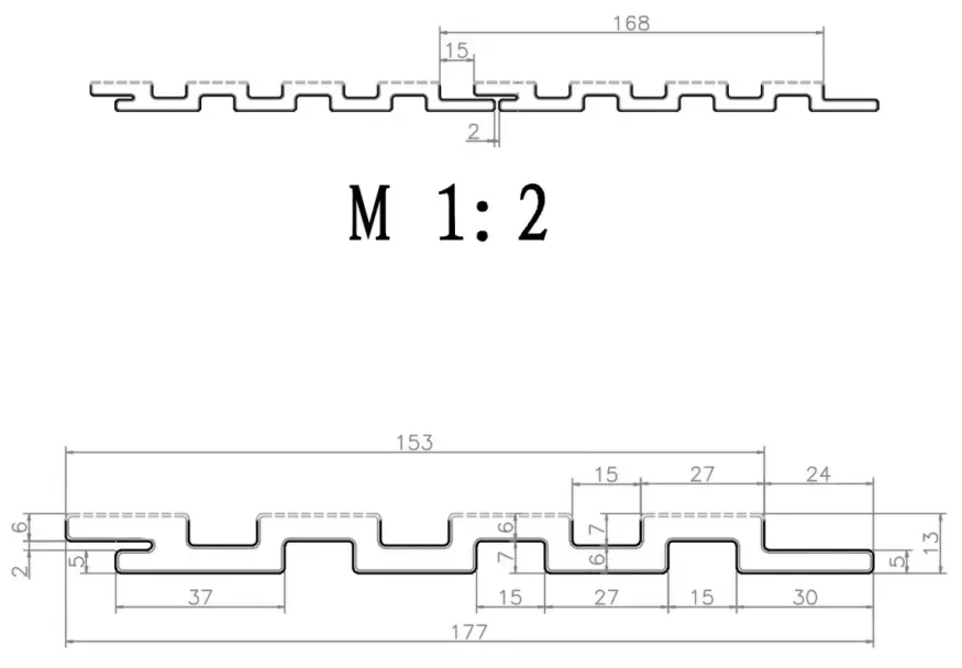 Стеновая панель брусковая из ДПК Polivan Group CO-EX MIX, Grey dark купить в Челябинске