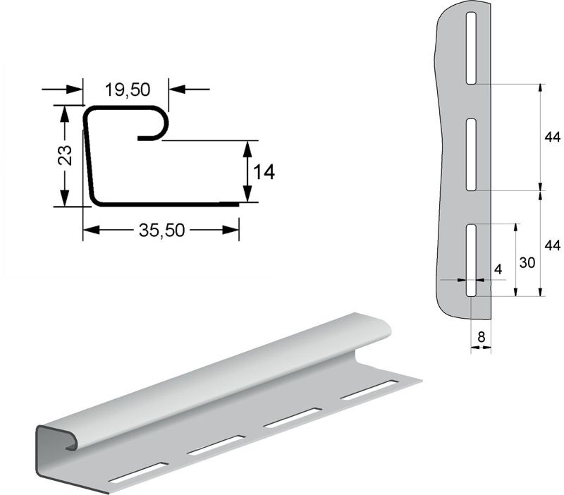 J-Профиль Grand Line Tundra Кленовый купить в Челябинске