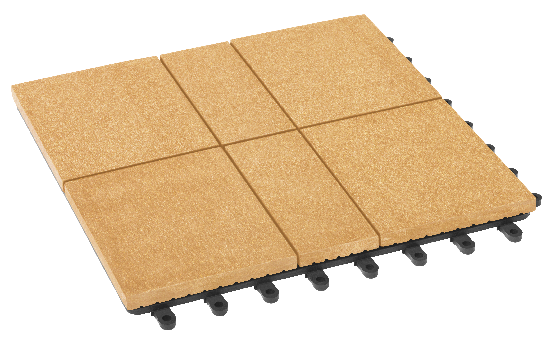 Модульный паркет ДПК GRINDERDECO Люкс 8 Цвет Песчаник купить в Челябинске