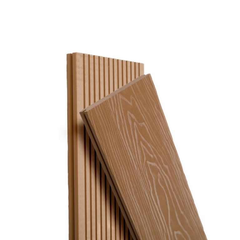 Террасная доска Экодекинг Топ полнотелая, Бронза купить в Челябинске