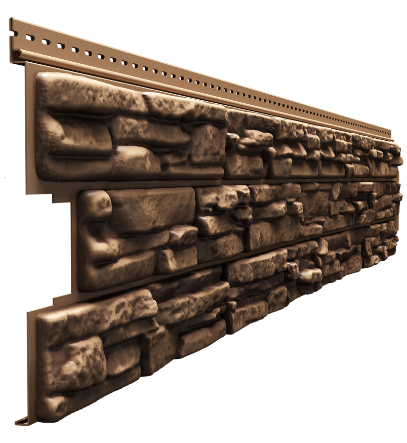 Виниловый сайдинг Docke, Rocky, Кедровый орех купить в Челябинске