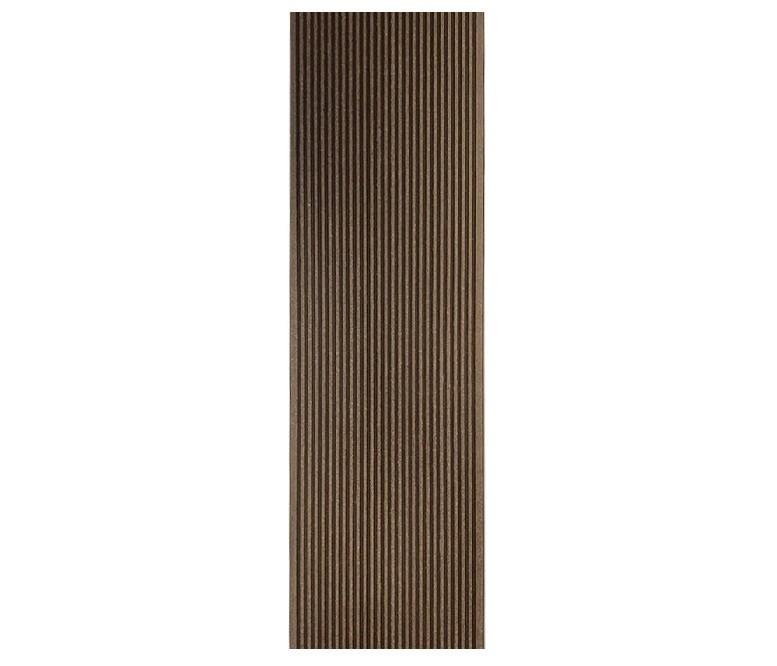 Доска террасная ДПК NanoWood «Lite» Velvetto односторонняя - Шоколадный цвет 140×20 купить в Челябинске